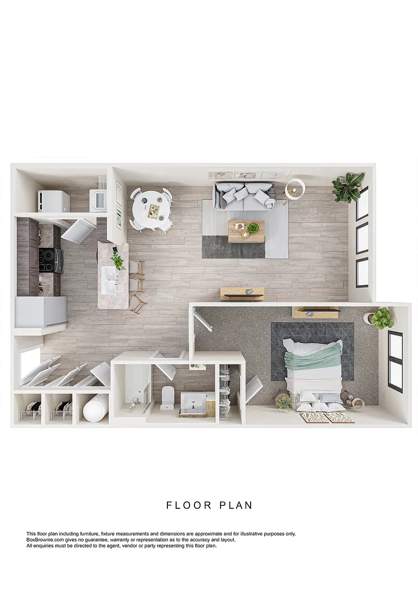 Floor plan 1 Bedroom