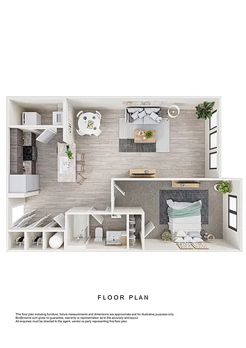 Floor plan 1 Bedroom