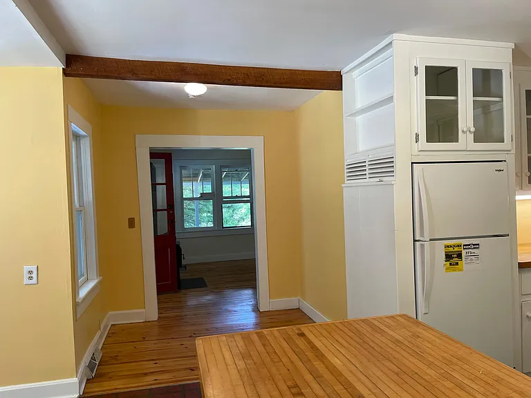 From the kitchen looking through to the living room.