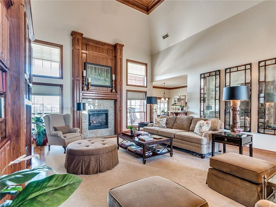 Entry opens up into this grand living area.