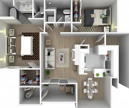 2 BED 2 BATH 2 BED 2 BATH