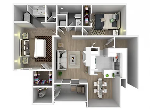 Floor plan 2X2