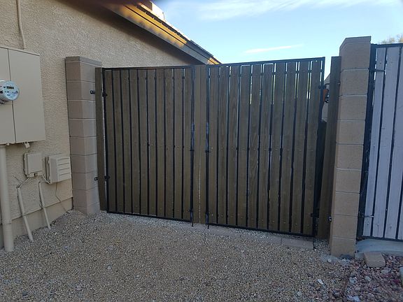 Front facing West side