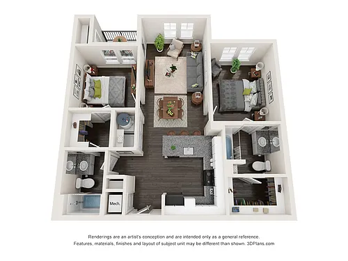 Floor plan B