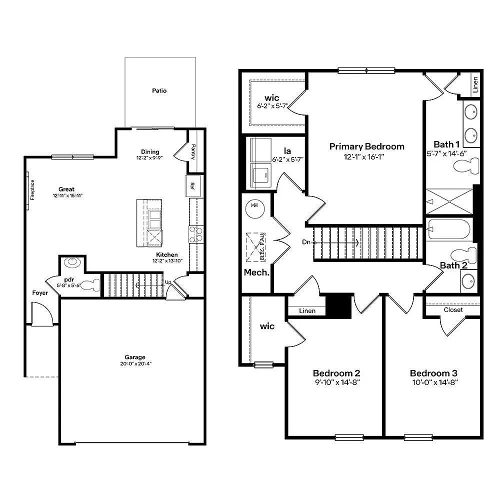 Floor plan DTH