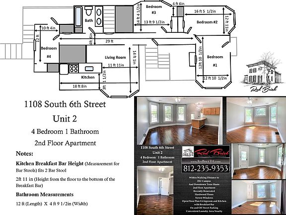 2nd image of 1108 S 6th St APT 2