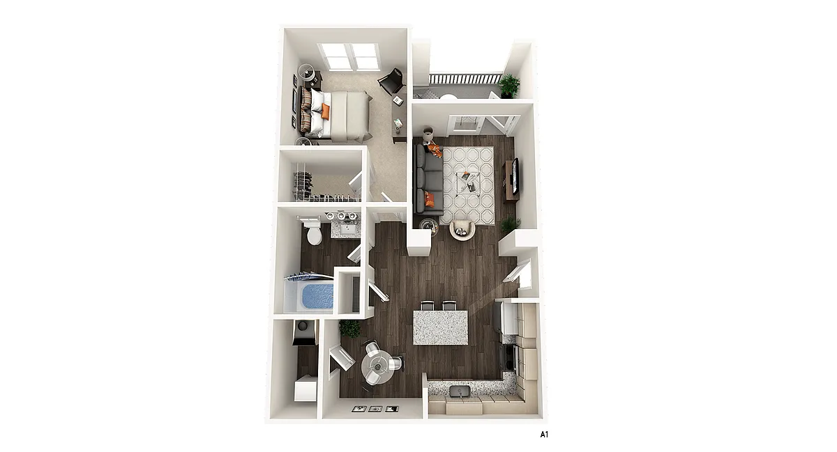 Floor plan A1
