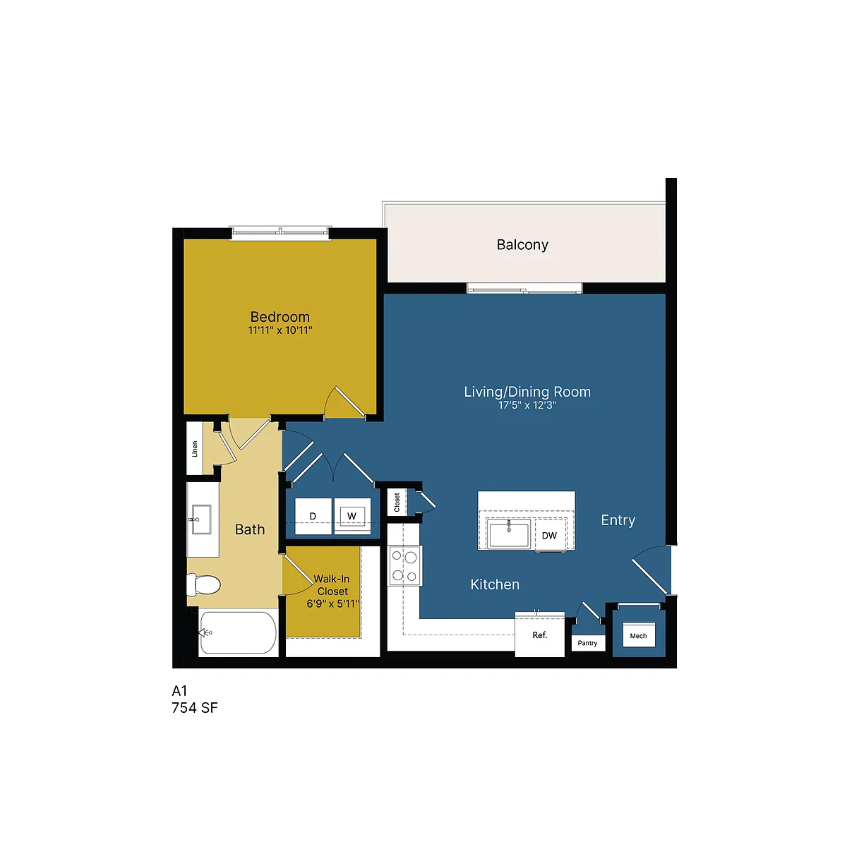 Floor plan A1