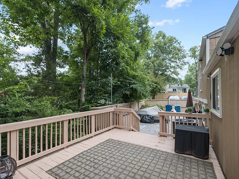 Large Deck Connected to Kitchen