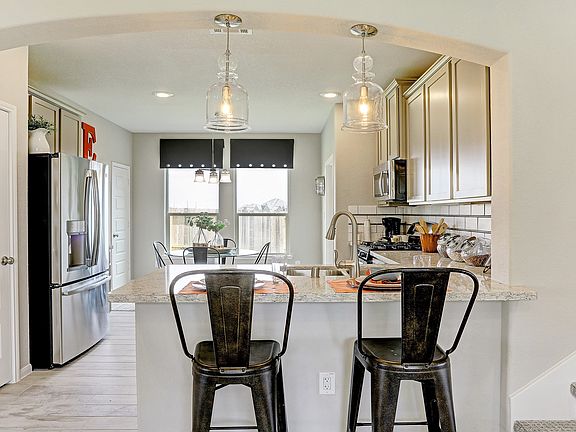 Kitchen with low bar top option