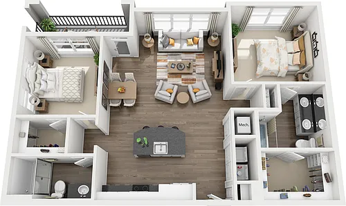 Floor plan B2