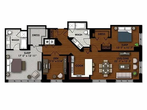 Floor plan P-C1140