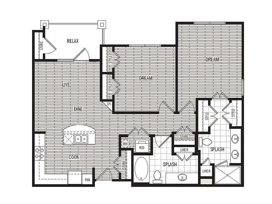 Floor plan B3