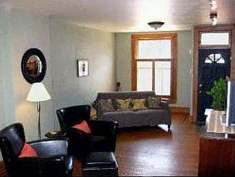 Living Room - in laid wood floors