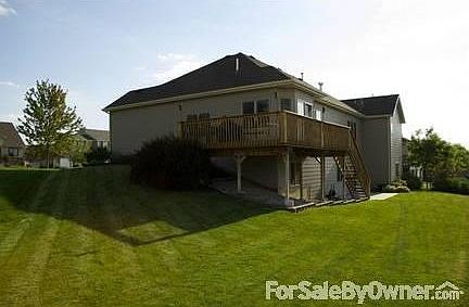 Side yard
						:
						Spacious deck for entertaining and enjoying Nebraska sunsets.