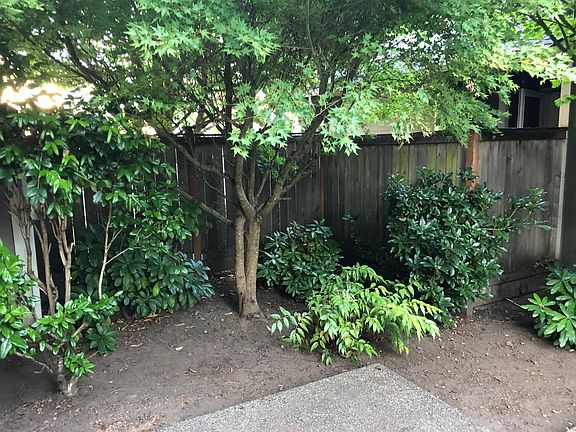 Quiet private patio area