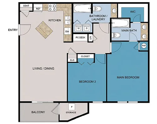 Floor plan B3