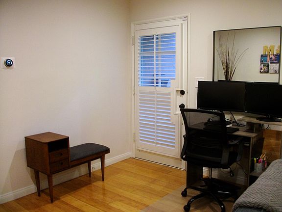 Front door and mini-office