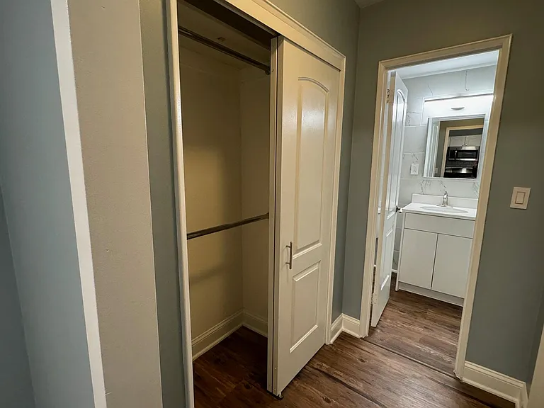Closet 1 and bathroom entrance