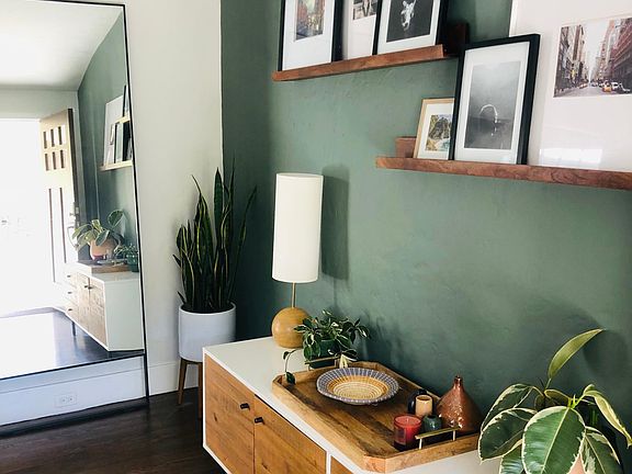 Accent Wall in Living Room