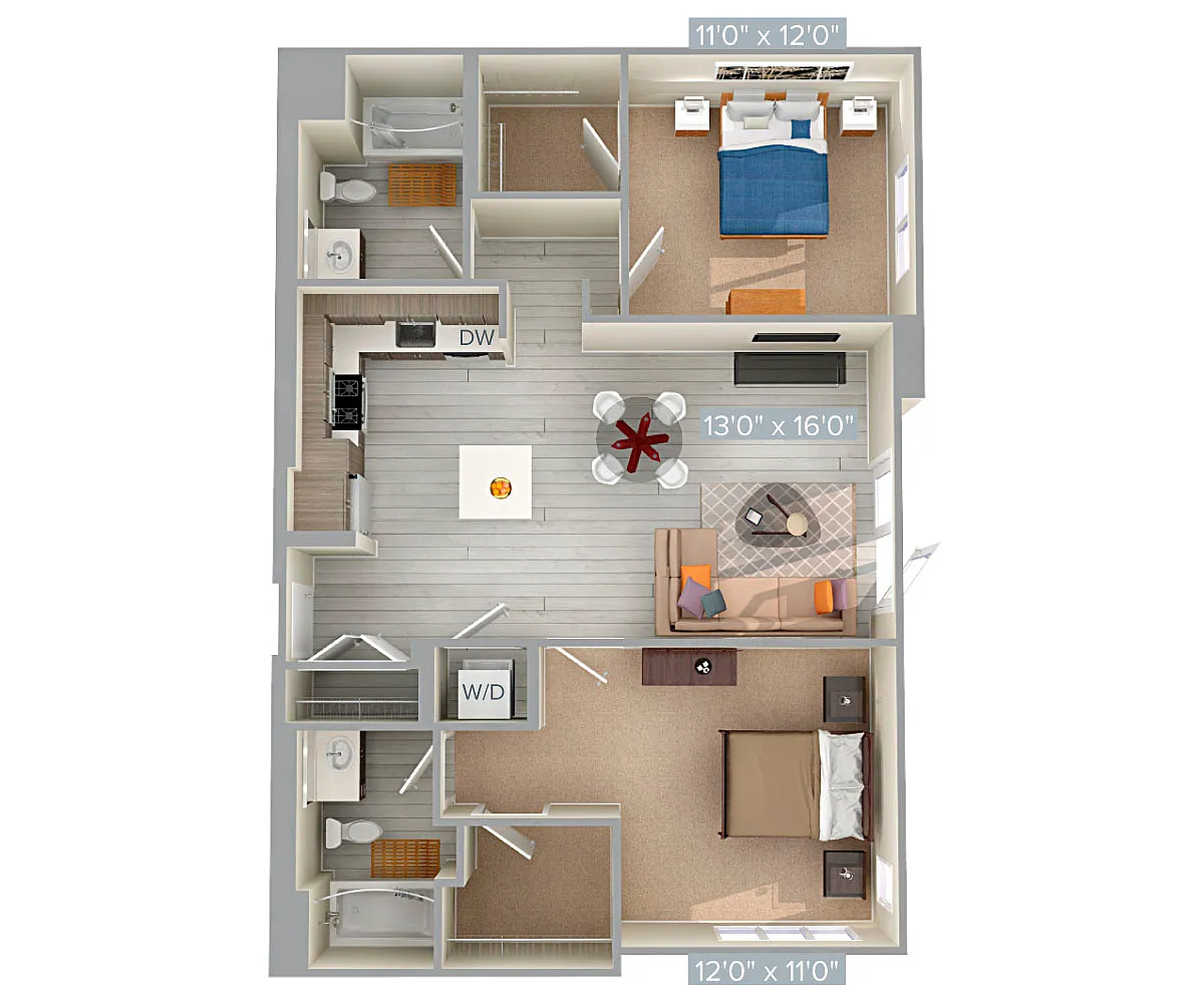 Floor plan B1-1044