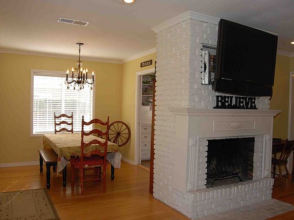 Dining Room and Living Room Fireplace