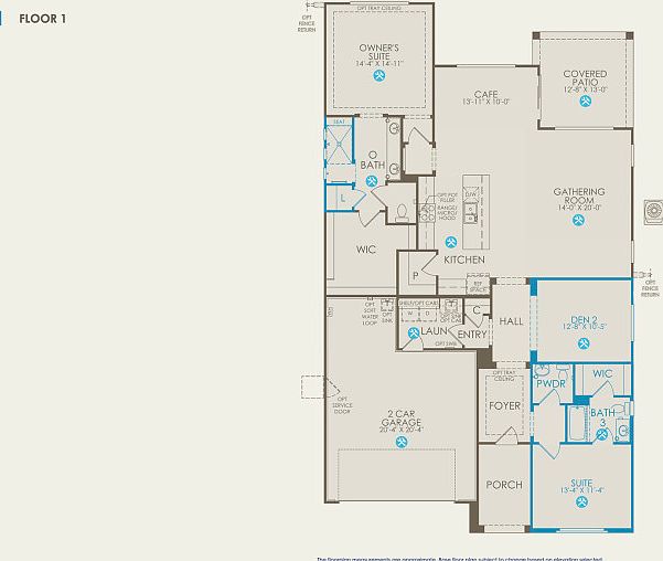 Preserve Floor Plan, Quick Move-in Home, Floor 1