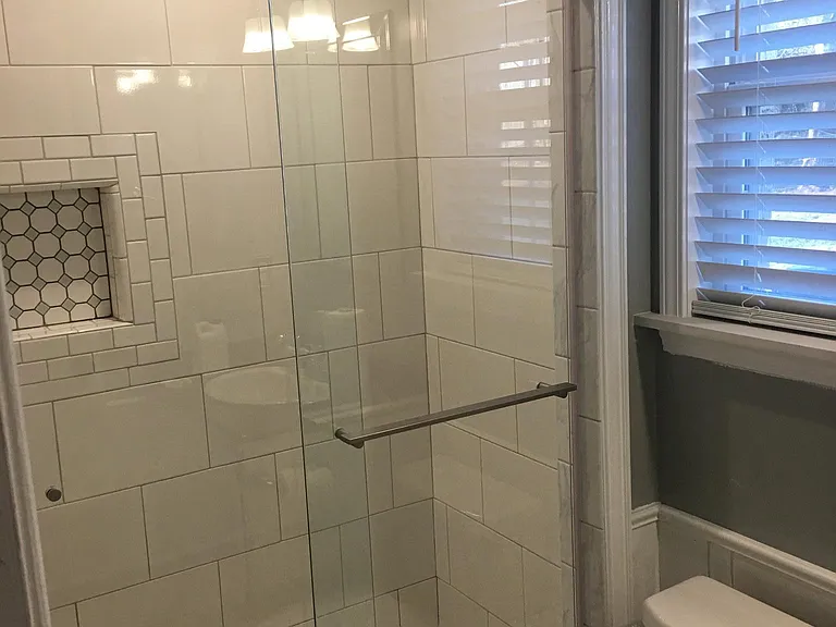 Third bathroom with new shower