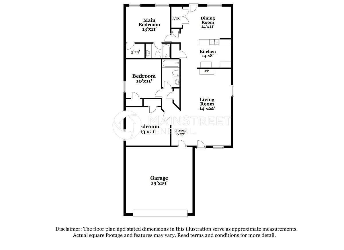 Floor Plan - 1232 McGowan Dr