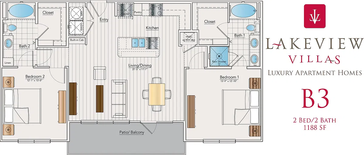 Floor plan B3