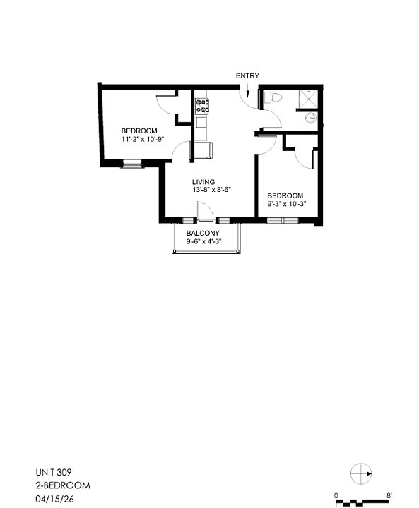 2nd image of 105 S Union St Unit 309