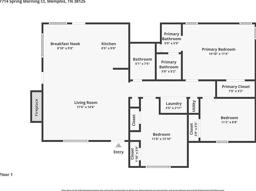 3 bed, 2.0 bath, 1261 sqft, $1,570 — Photo 2