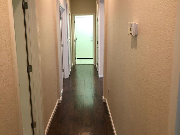 Hallway from master bedroom to laundry room