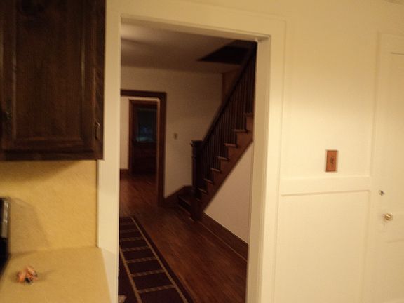 Kitchen into dining room