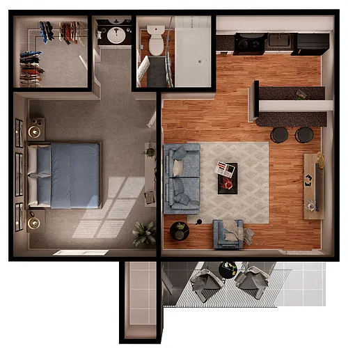 Floor plan AR