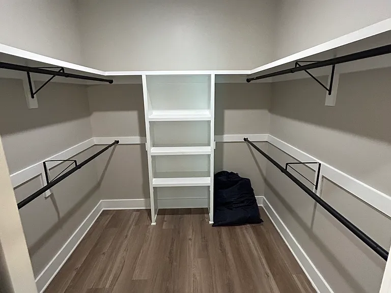 Master walk in closet