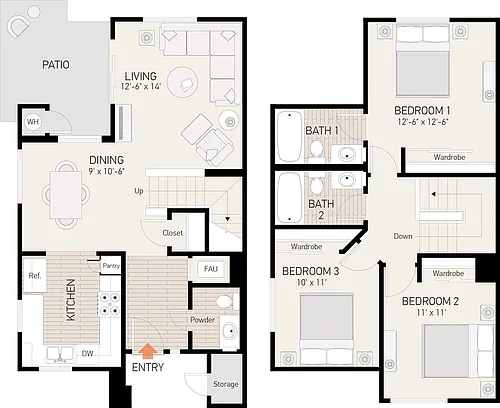 Floor plan Plan F
