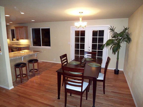 French Doors off of Dining Room lead to New Deck