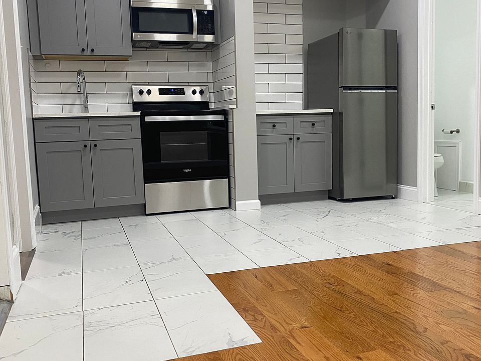 kitchen and living room
