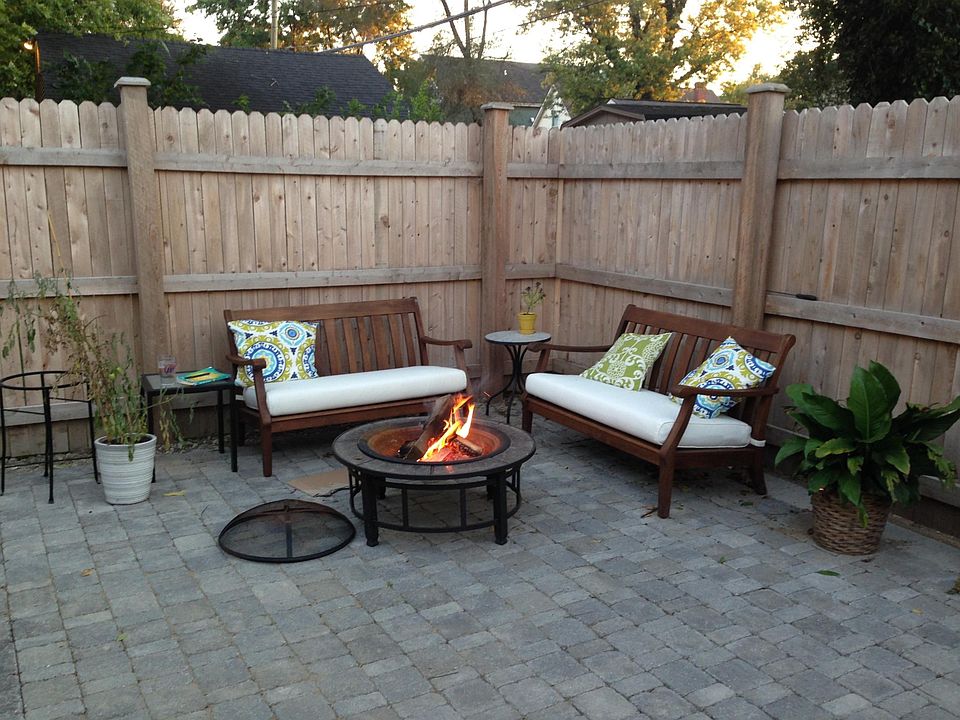 Private outdoor patio and deck