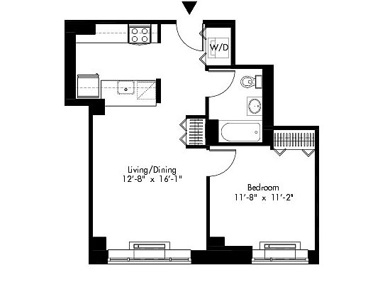 2nd image of 310 E 2nd St APT 8J