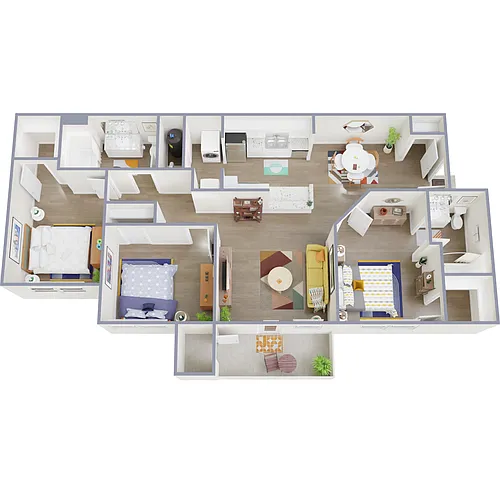 Floor plan 3 Bedroom