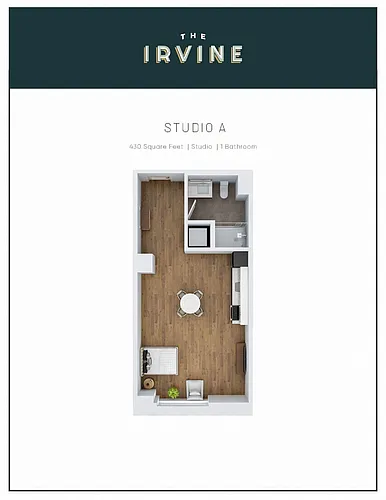 Floor plan Studio A