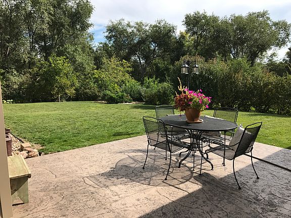 Patio in back yard