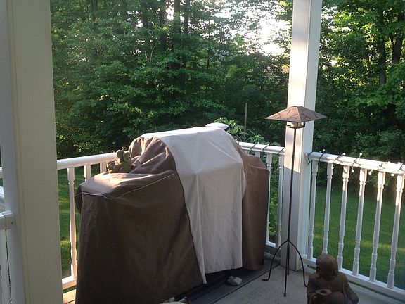 Gas Grill on back porch