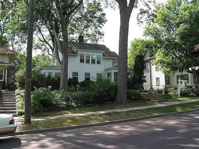 Set on quiet street lined with mature trees