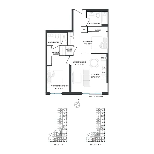 Floor plan 429