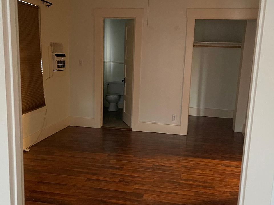 Master bedroom showing closet and bathroom area.