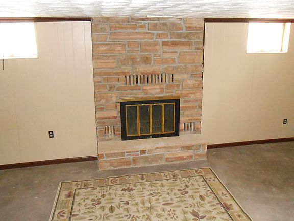 downstairs fireplace