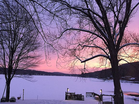 winter sunset